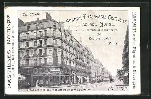 AK Paris, Rue des Ecoles, Pastilles Noirlac