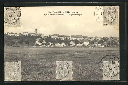 AK Brin-sur-Seille, Vue panoramique
