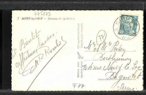 AK Mitry-le-Neuf, Annexe de la Mairie