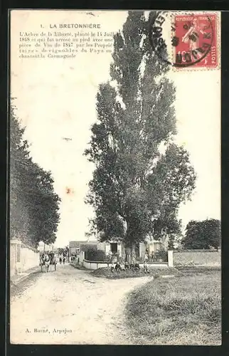 AK Boigny, Strassenpartie im Ort