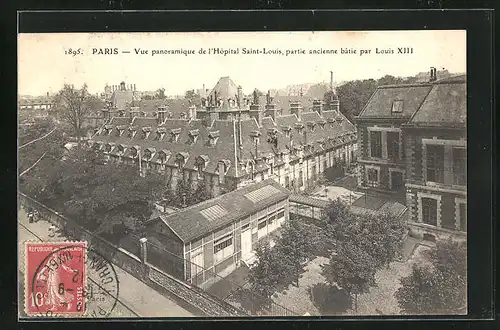 AK Paris, Vue panoramique de l`Hopital Saint-Louis