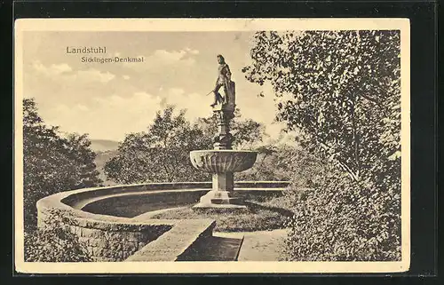 AK Landstuhl, Sickingen-Denkmal