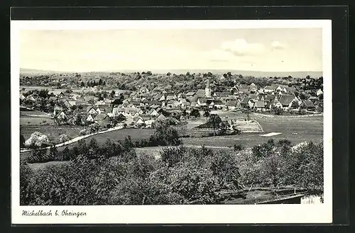 AK Michelbach, Panorama mit Kirche