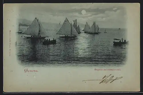 Mondschein-AK Genova, Regate internazionali