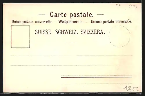 Lithographie Lugano-Paradiso, Hotel Reichmann au Lac