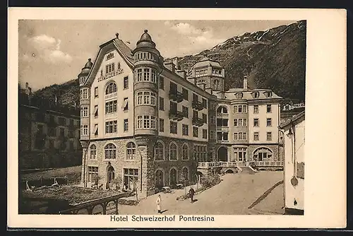 AK Pontresina, Am Hotel Schweizerhof