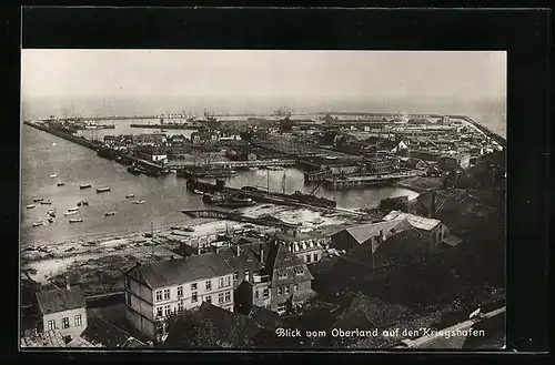 AK Helgoland, Blick auf Kriegshafen