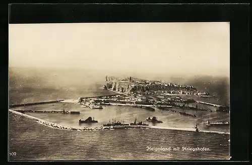 AK Helgoland, Die Insel mit Kriegshafen