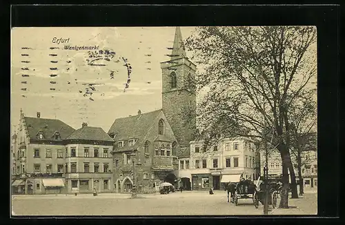 AK Erfurt, Motiv vom Wenigenmarkt