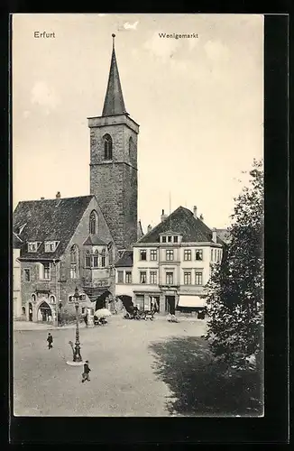 AK Erfurt, Buchhandel am Wenigemarkt