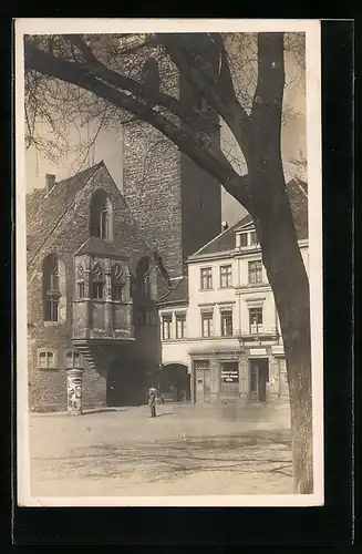 AK Erfurt, Geschäft Friedrich Caspar am Wenigemarkt