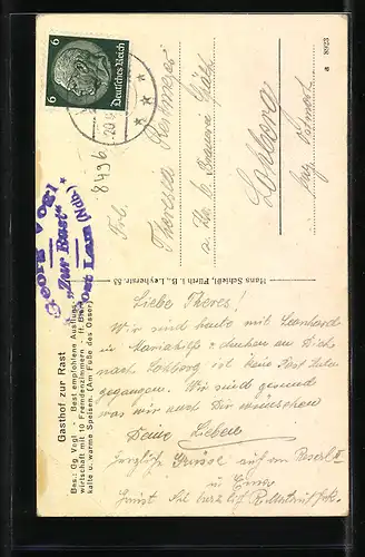 AK Lam, Mariahilfkirchlein am Osserhang, Innenansicht