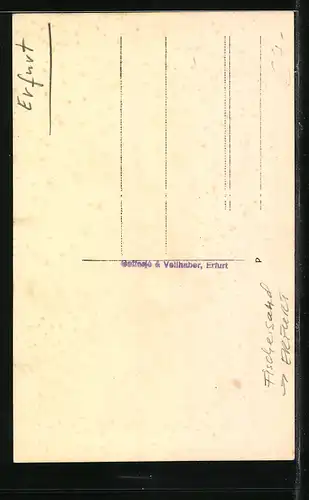 AK Erfurt, Bürgerhäuser am Fischersand