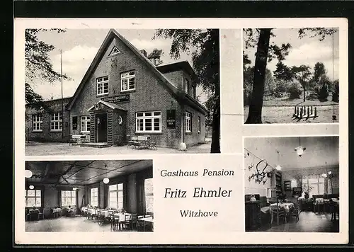 AK Witzhave, Gasthaus Pension Fritz Ehmler