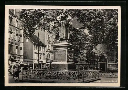 AK Erfurt, Am Luther-Denkmal