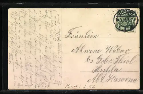 Papierkunst-AK Kronprinz Wilhelm von Preussen in Uniform