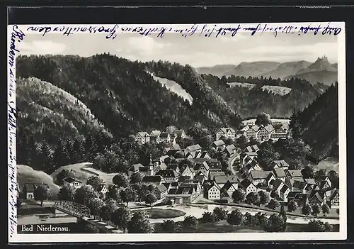 AK Bad Niedernau, Gesamtansicht aus der Vogelschau