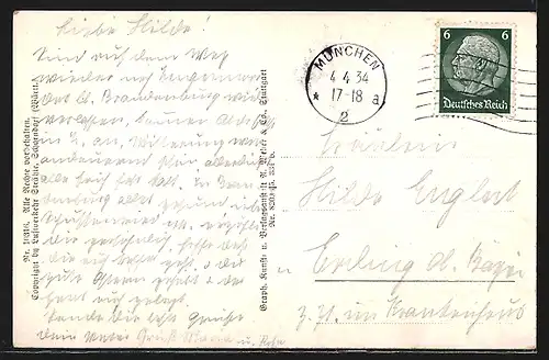 AK Brandenburg a. d. Iller, Teilansicht vom Flugzeug aus