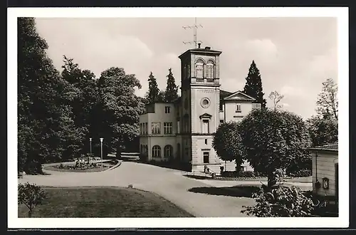 AK Gailingen, Blick auf Schloss Rheinburg