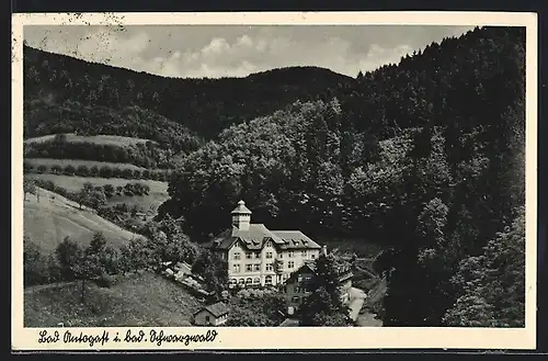 AK Bad Antogast /Schwarzw., Erholungsheim der LVA Baden aus der Vogelschau