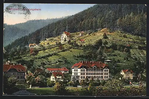 AK Wildbad, Erholungsheim mit Umgebung