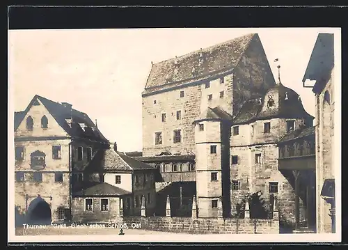 AK Thurnau, Gräfl. Giech'sches Schloss, Ostseite