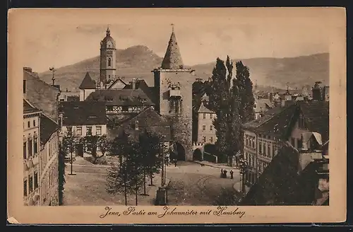 AK Jena, Partie am Johannistor mit Hausberg