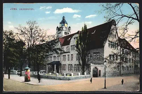 AK Jena, Universität, Litfasssäule