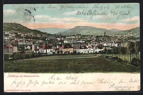 AK Jena, Ortspanorama von der Schweizerhöhe