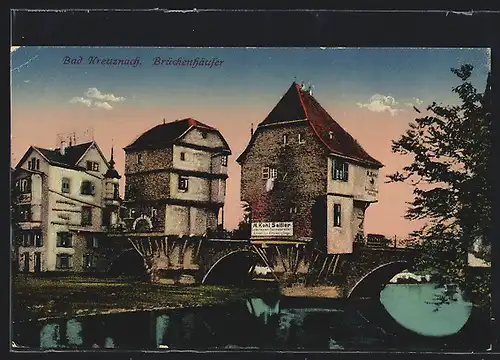 AK Bad Kreuznach, Brückenhäuser