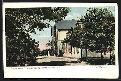 AK Darmstadt, Truppenübungsplatz, Gebäude 5