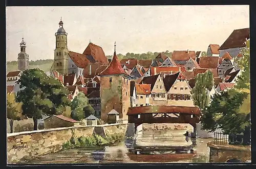 AK Schwäb. Hall, Partie am Sulfersteg