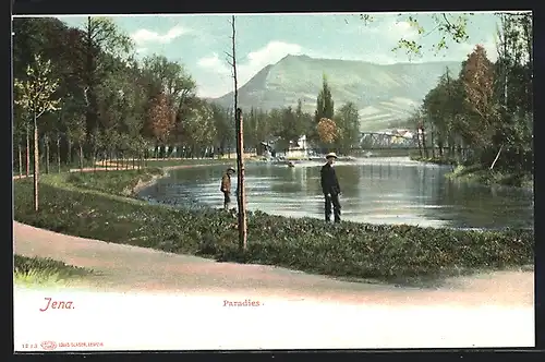 AK Jena, Paradies mit Bergblick