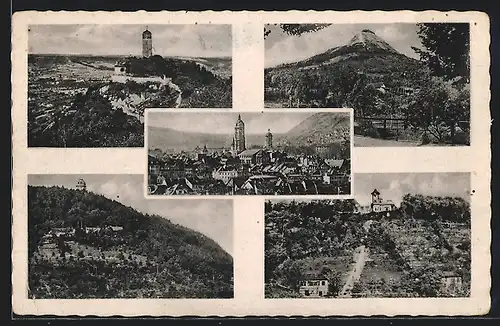 AK Jena, Fuchsturm, Bismarckturm, Landgraferl