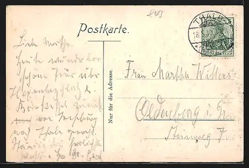 AK Treseburg, Blick auf die Villen