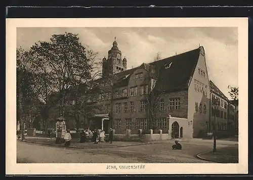 AK Jena, Strassenpartie an der Universität