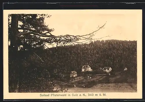 AK Sulz a. N., Hotel Pfisterwald