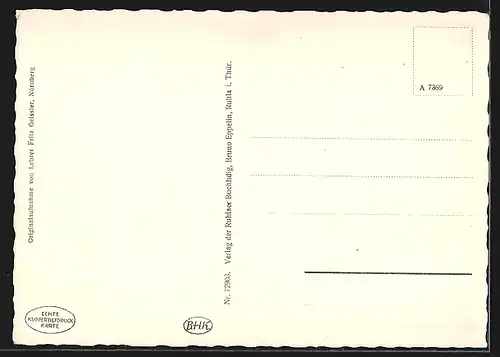 AK Ruhla i. Thür., Ortsansicht von der Emilienruhe