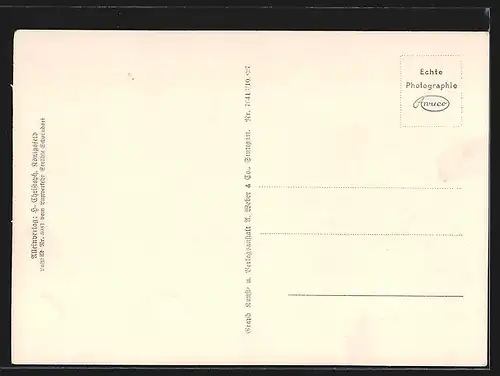 AK Königsfeld, Totalansicht vom Flugzeug aus