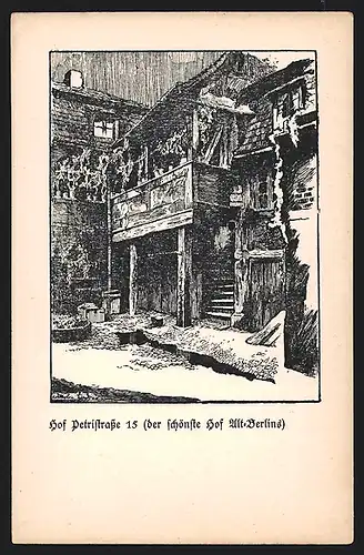 AK Alt-Berlin, Hof Petristrasse 15