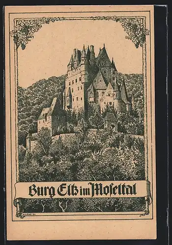 AK Wierschem, Burg Eltz im Moseltal