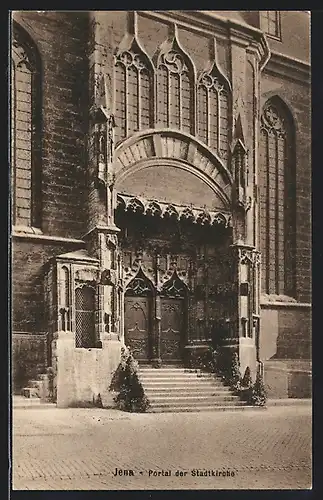 AK Jena, Portal der Stadtkirche