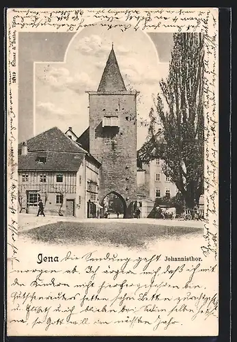 AK Jena, Johannistor mit Bäckerei