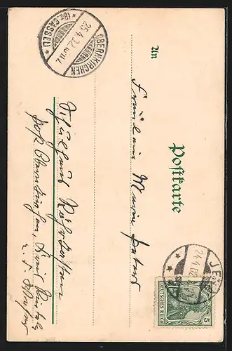 AK Wenigenjena, Ansicht der Schillerkirche