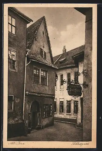 AK Jena, Schlossgasse in Alt-Jena