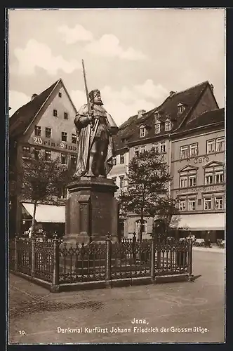 AK Jena, Denkmal Kurfürst Johann Friedrich der Grossmütige