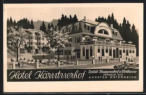 AK Krumpendorf a. Wörthersee, Hotel Kärntnerhof
