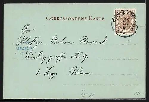 AK Fischamend, Markt-Turm, Pfarrkirche