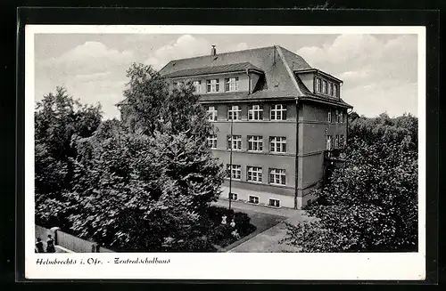 AK Helmbrechts i. Ofr., Blick zum Zentralschulhaus