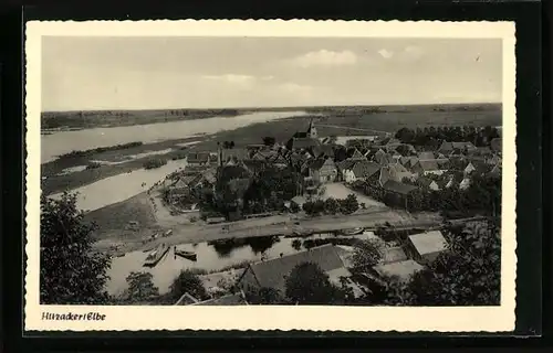 AK Hitzacker /Elbe, Totalansicht aus der Vogelschau